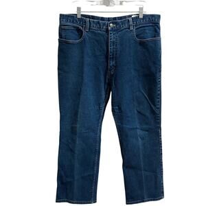 Vintage Texwood Jeans Mens 40 x 32 Blue Made in USA Denim Straight Leg Dark Wash